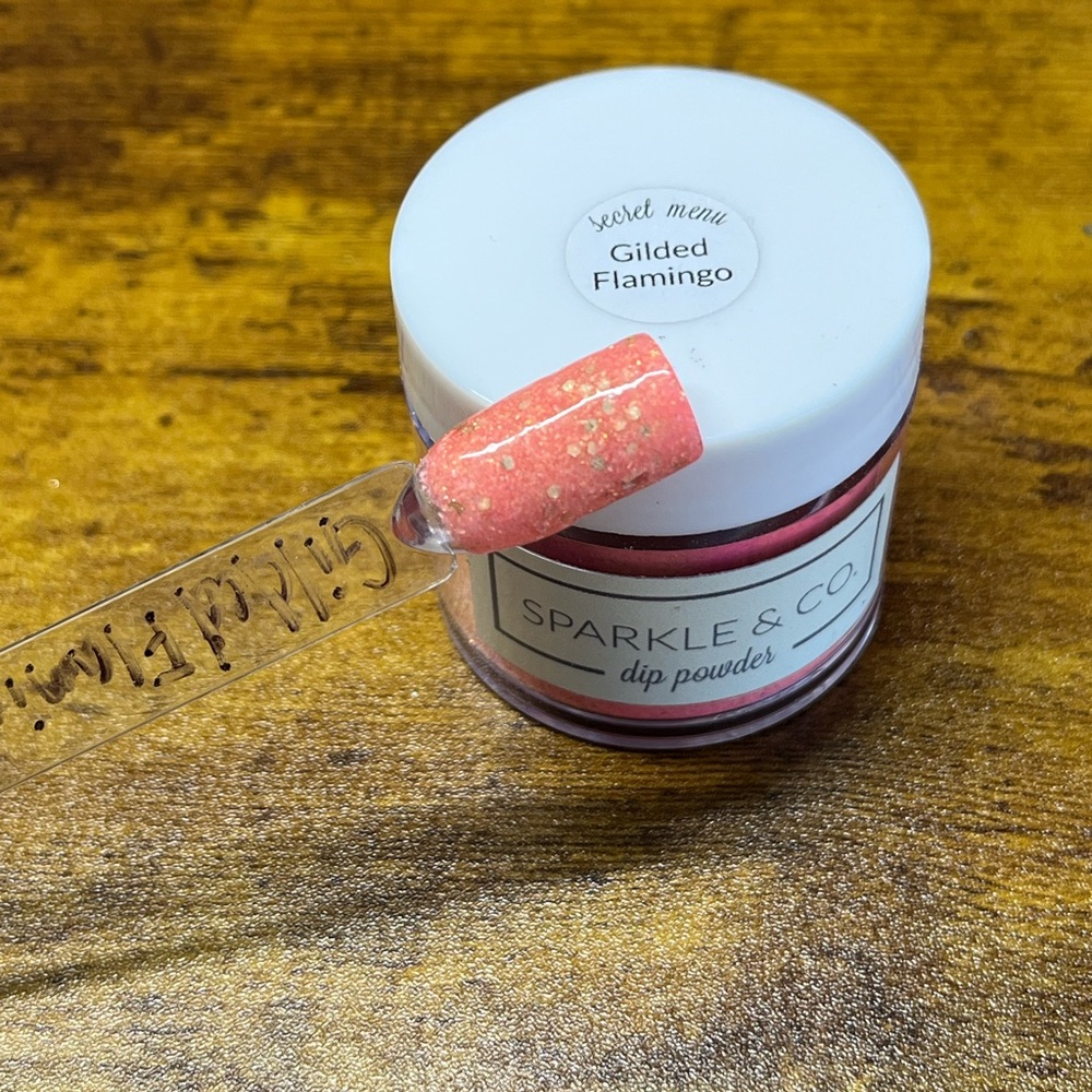 Sparkle & Co. Dip Powder- Gilded Flamingo